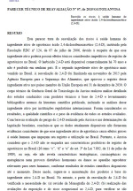 PARECER TÉCNICO DE REAVALIAÇÃO Nº 07, de 2015/GGTOX/ANVISA